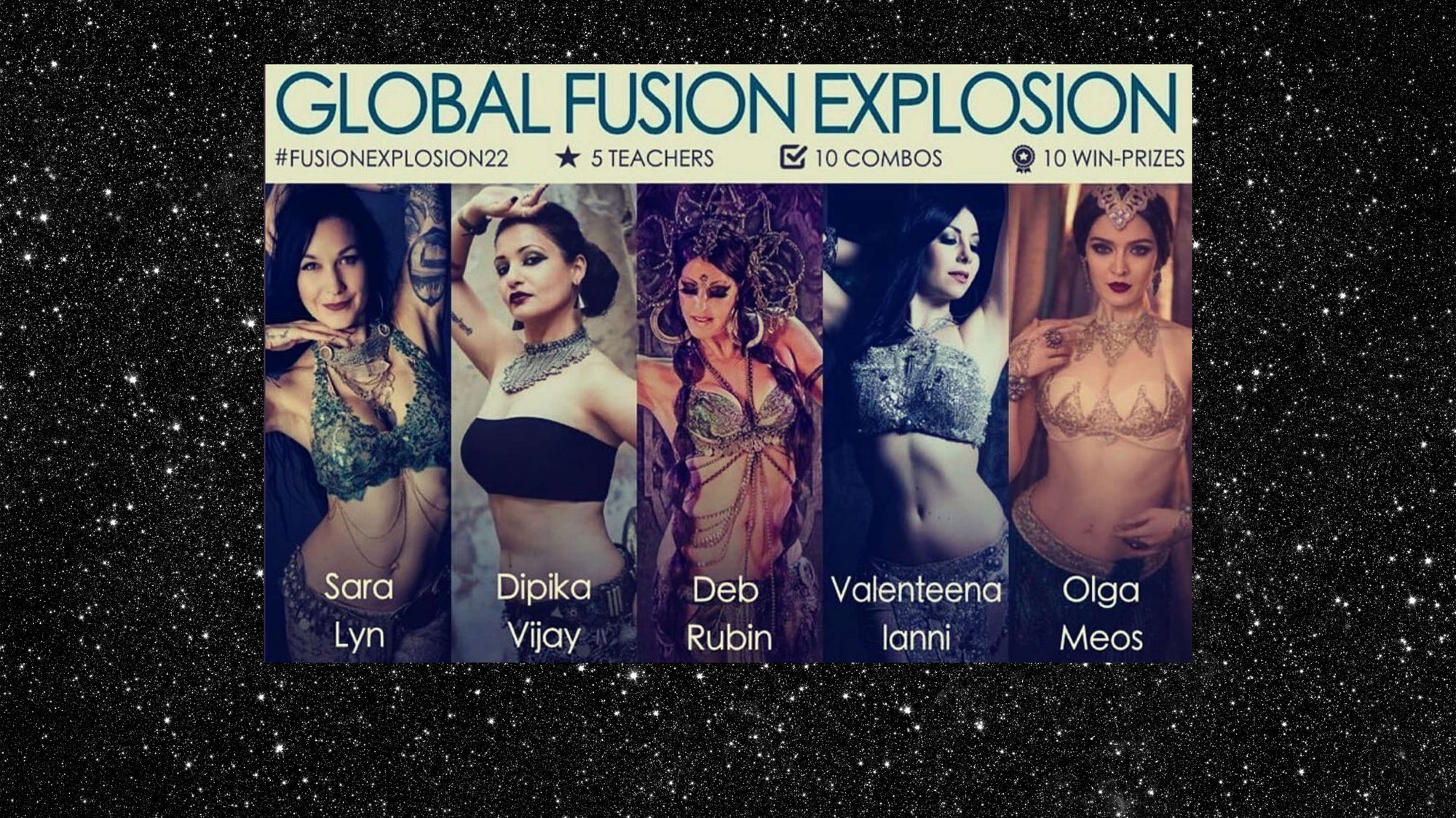 Global fusion explosion Instagram belly dance challenge 