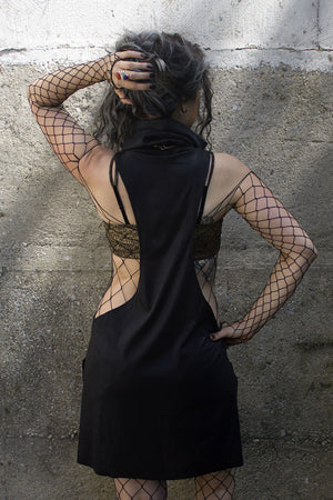 Black Serpent Razor Layering Top / Dress