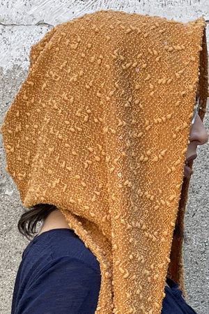 Sunshine Sparkle Boucle' Empire (Hooded Infinity Scarf)