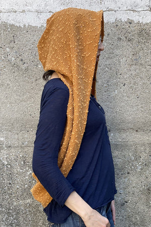 Sunshine Sparkle Boucle' Empire (Hooded Infinity Scarf)